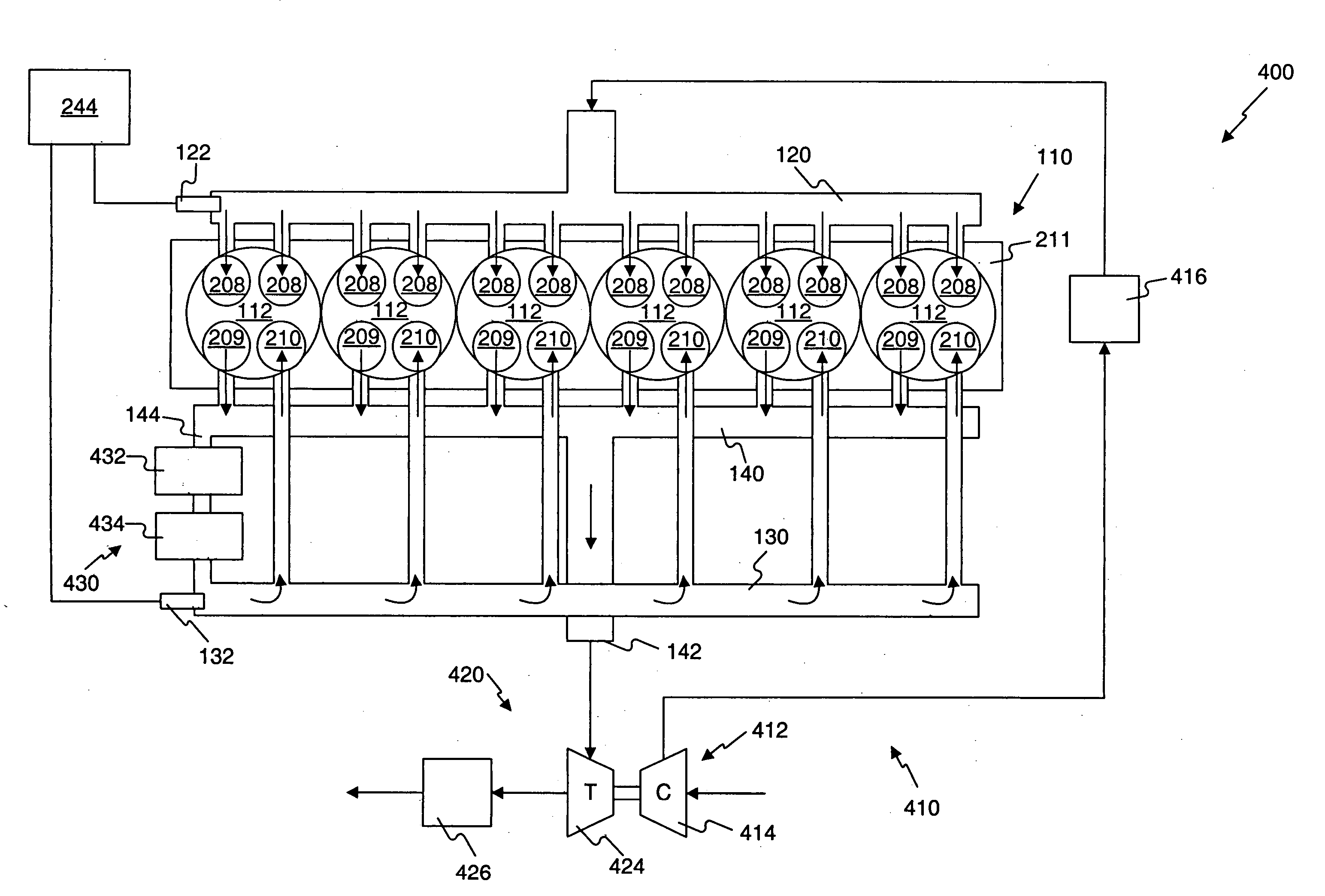 Exhaust gas recirculation system with in-cylinder valve actuation