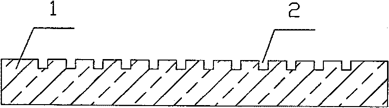 Method for manufacturing plane surface medium resistance discharging light source