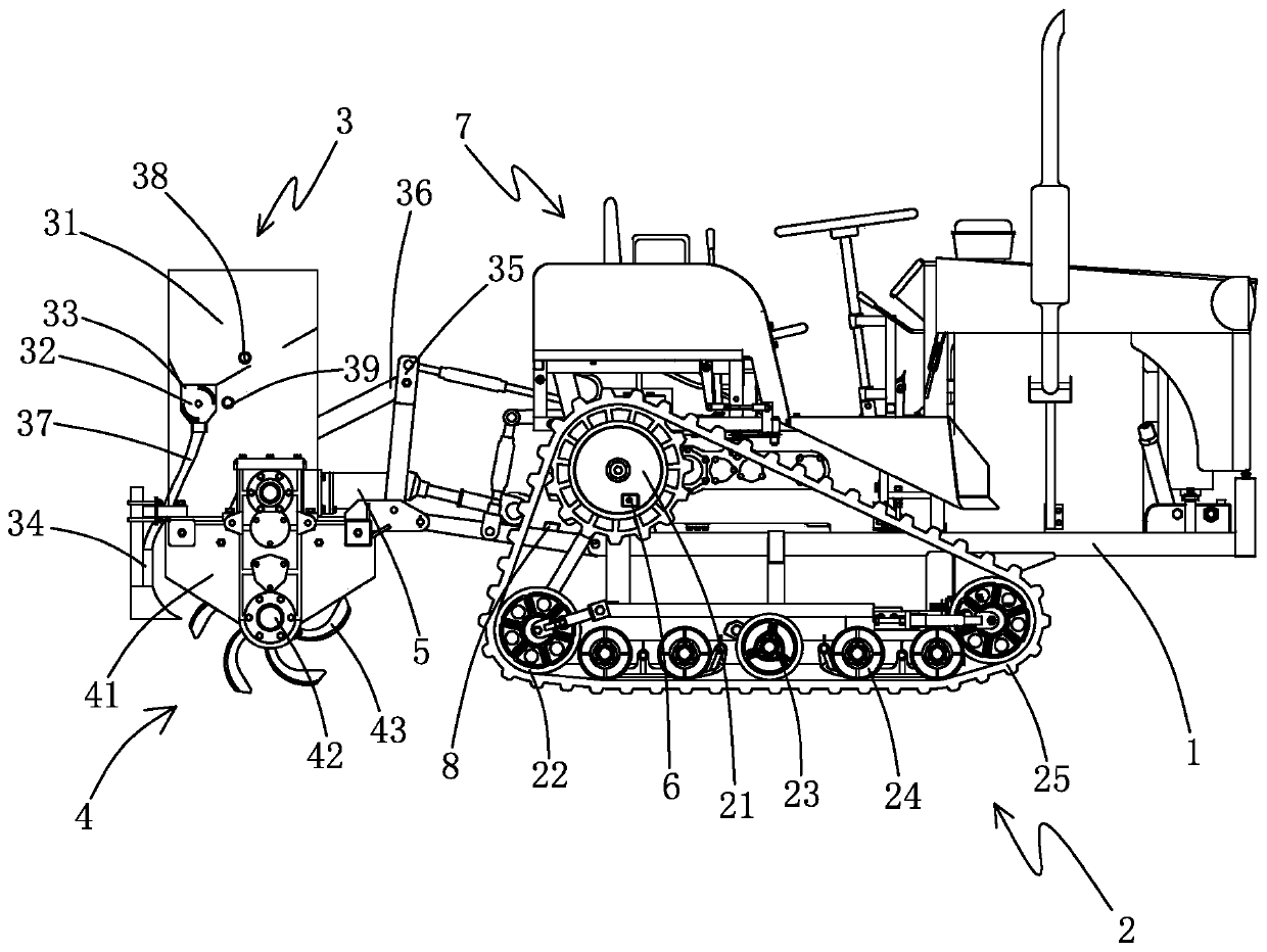 Fertilizer applicator applied to tobacco field to regulate fertilizer application depth