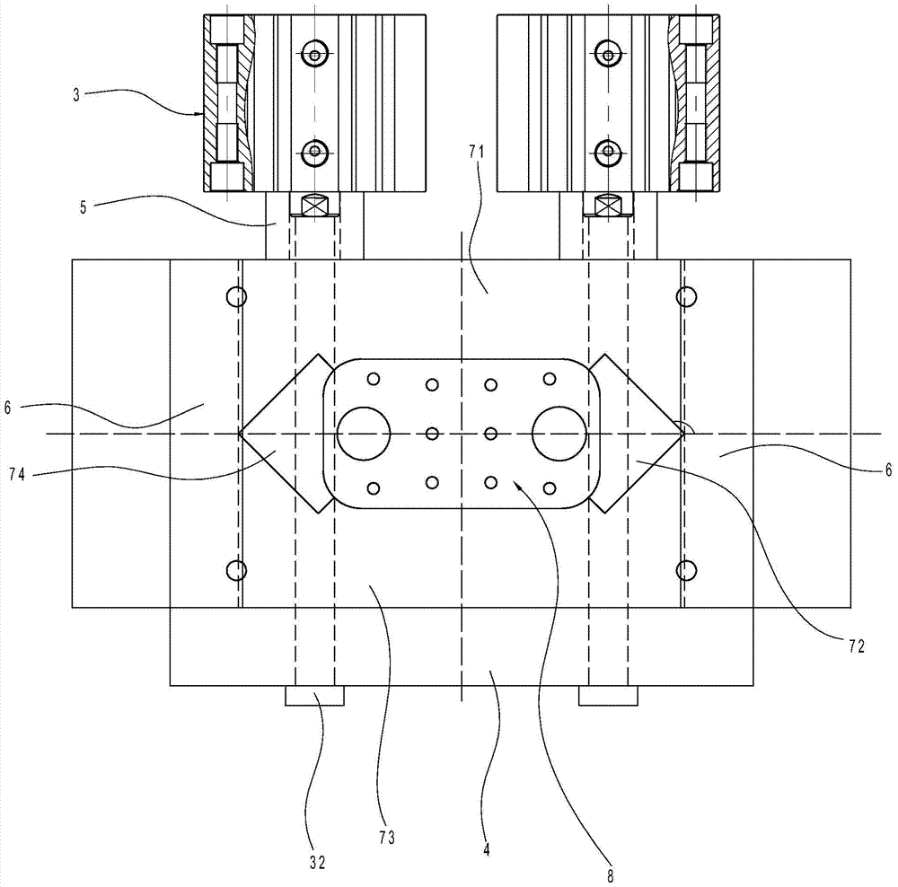 Oil cooler chip wrapping mold