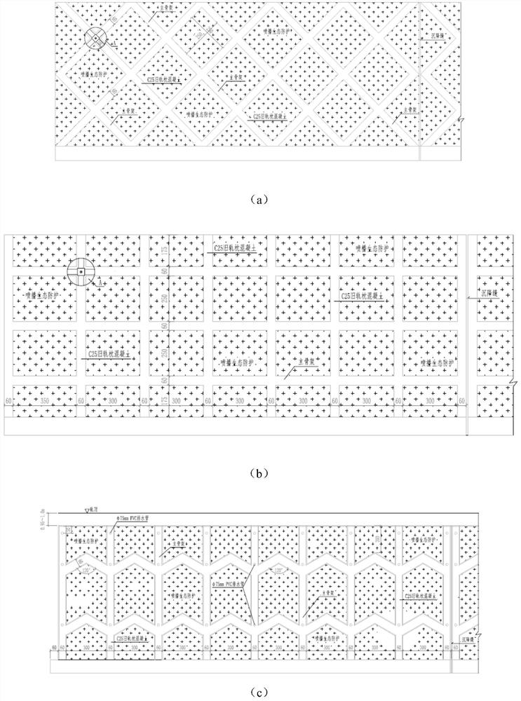 Green and energy-saving railway embankment slope protection structure and construction method