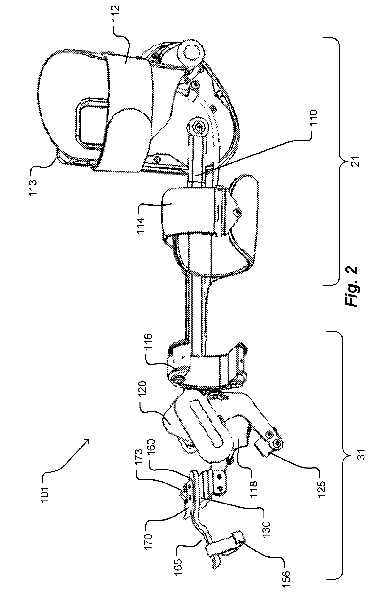 Self-Donning Powered Orthotic Device