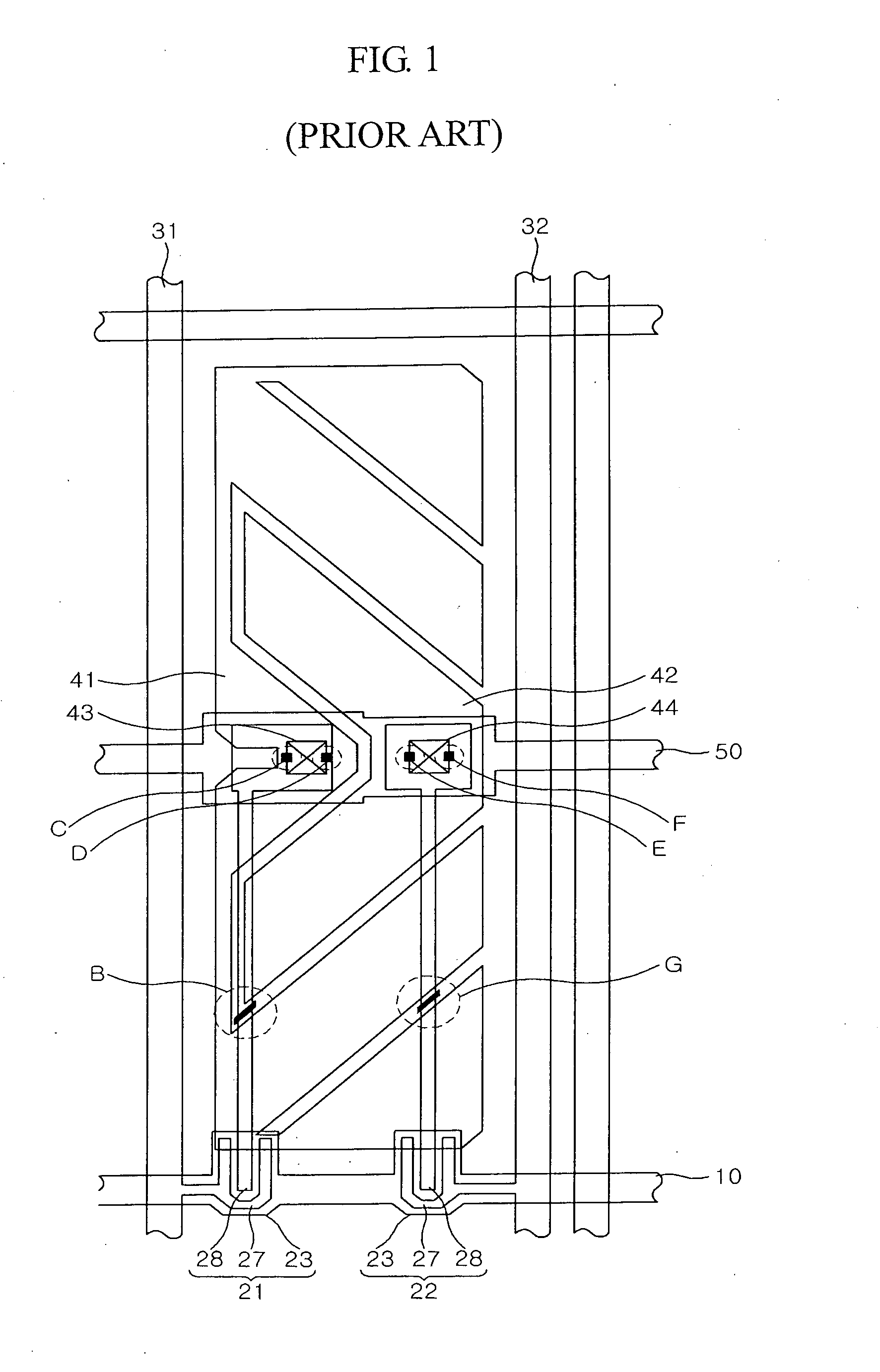 Liquid crystal display and methods of fabricating and repairing the same