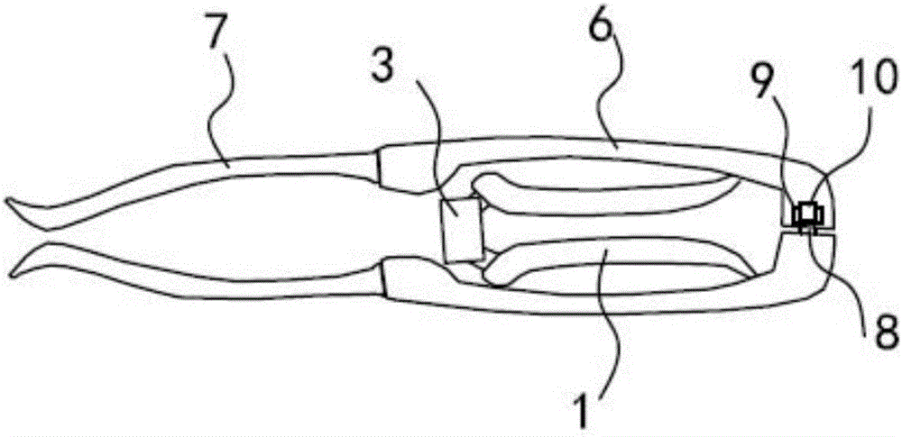 Glasses-leg-foldable glasses