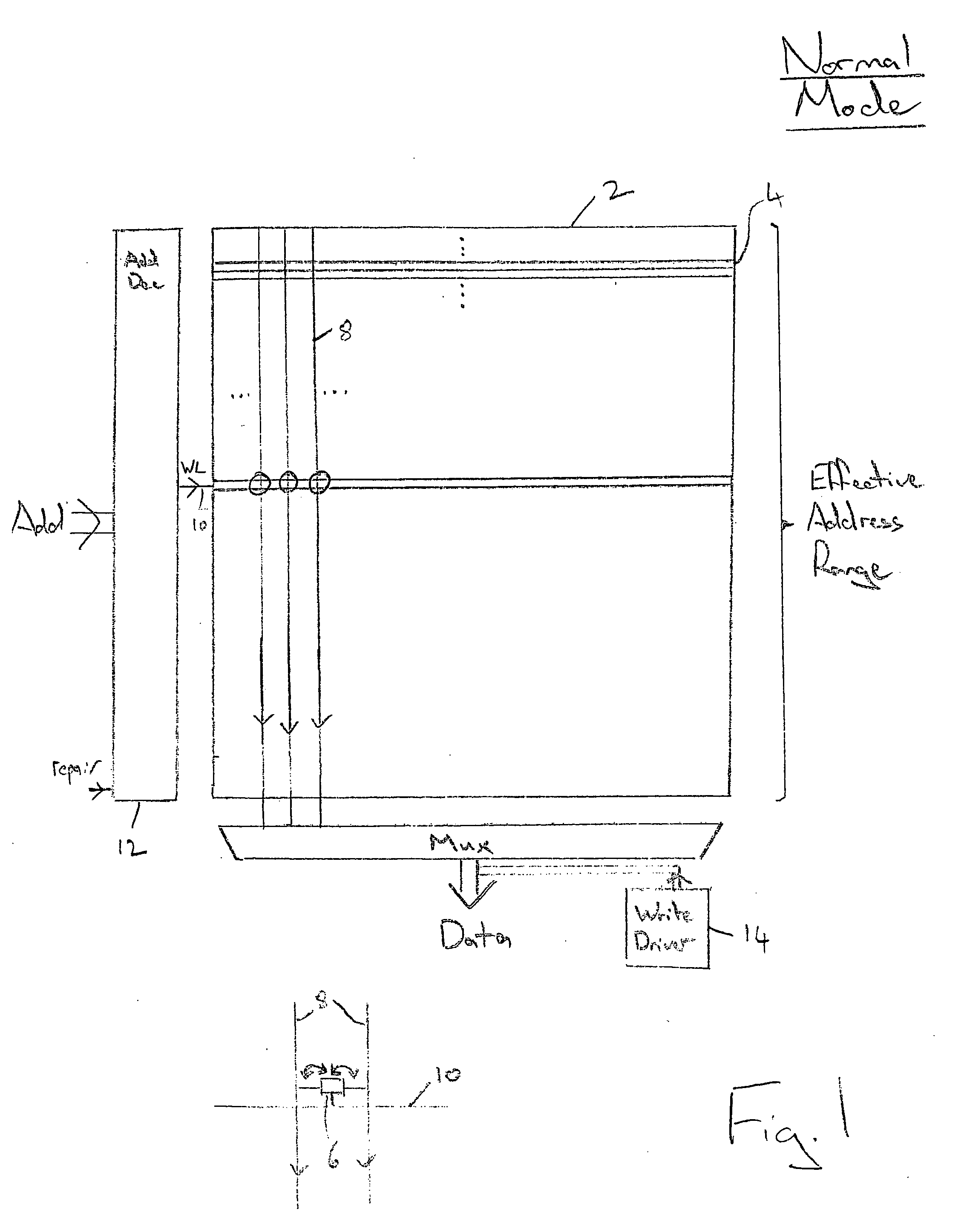 Repairing integrated circuit memory arrays