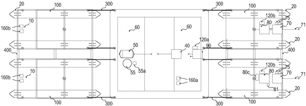 Floating type device riverway bottom pollutant removing and purifying device and method