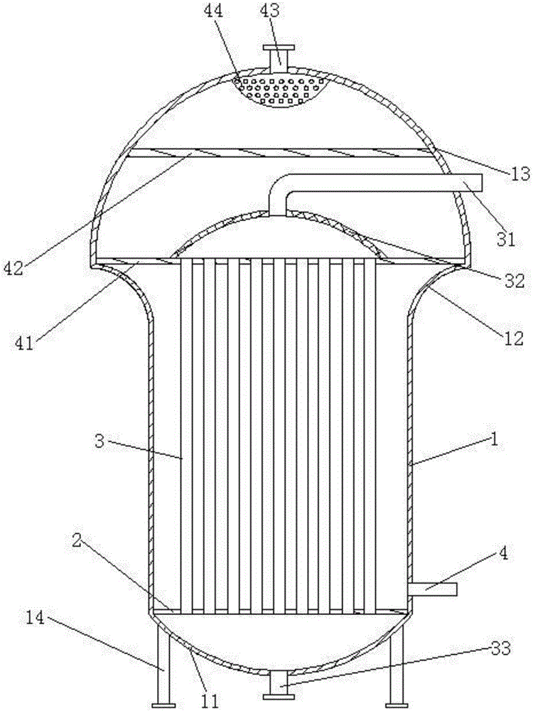 Heat conducting oil vapour generator