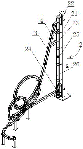 Small ball trajectory demonstrating device