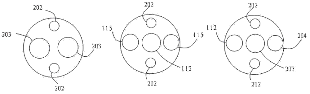 Combined endoscope imaging system based on OCT (Optical Coherence Tomography) and imaging method