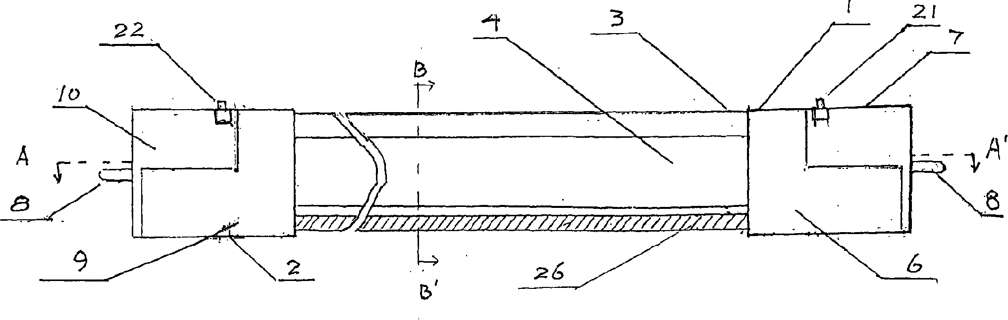 T5 fluorescent lamp capable of directly replacing conventional light tube