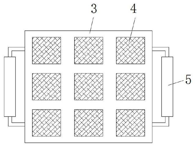 A surface marking positioning spraying device for noodles