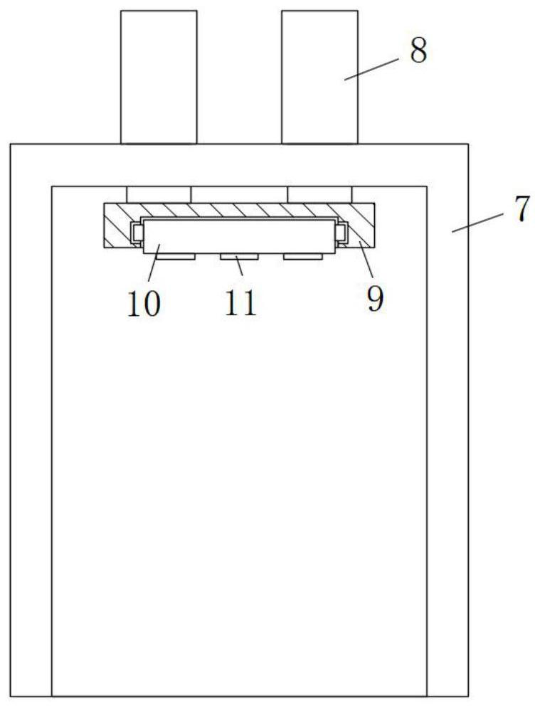 A surface marking positioning spraying device for noodles