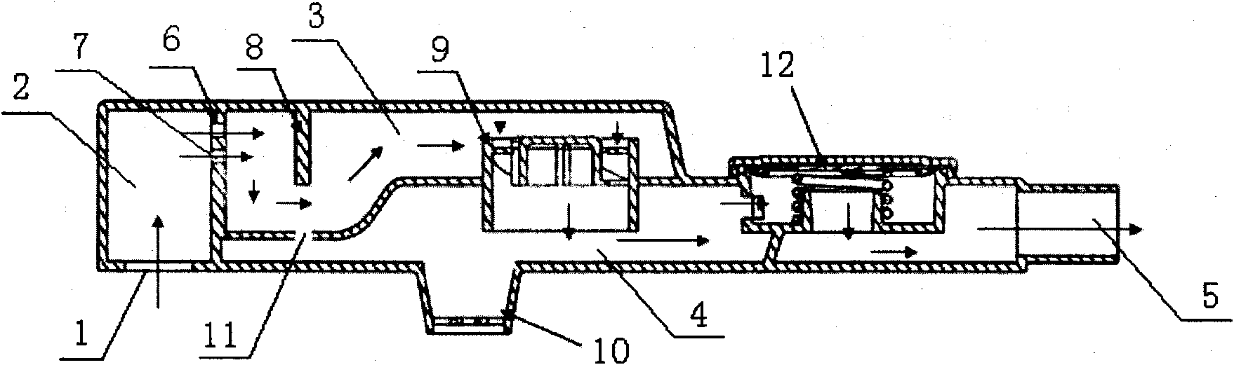 Gas and oil separator