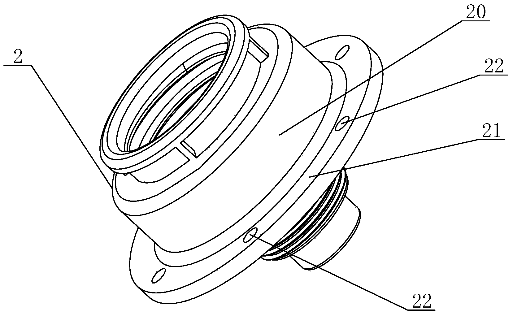 Urea solution tank filling assembly used for SCR system