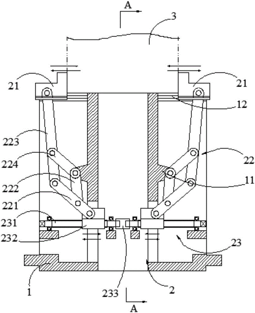 Four-claw automatic centering chuck and machine tool