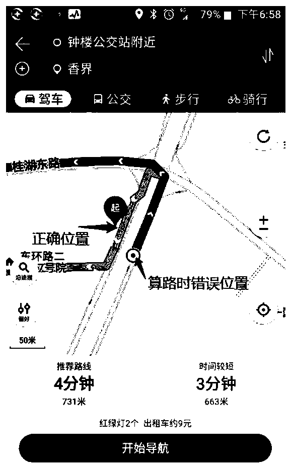 Navigation method and device, computer readable storage medium and electronic equipment