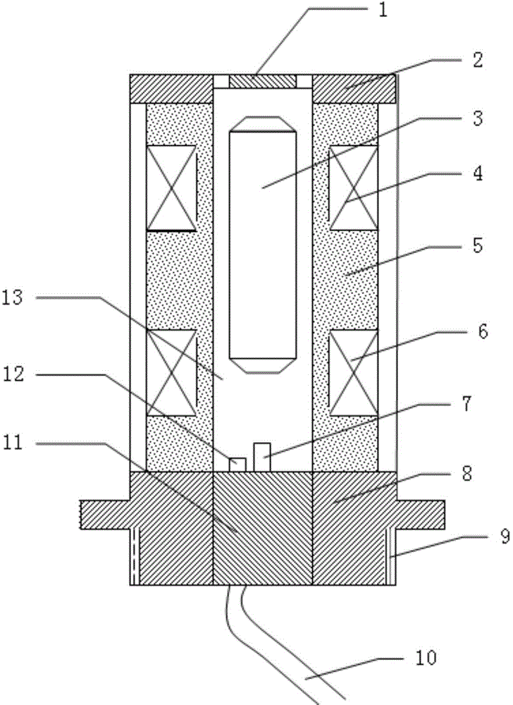 On-line liquid viscosity and density detection probe