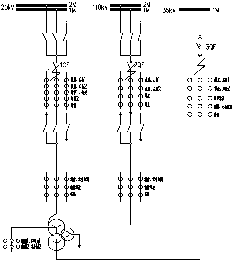 Relay protection method for clearing dead zone fault of transformer