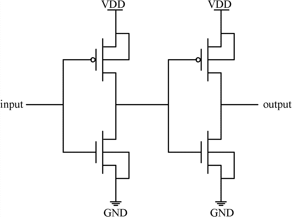 Measuring circuit for single-event transient pulse width