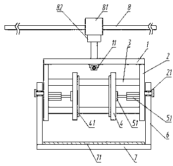 Safe cargo fixing and transferring device for logistics