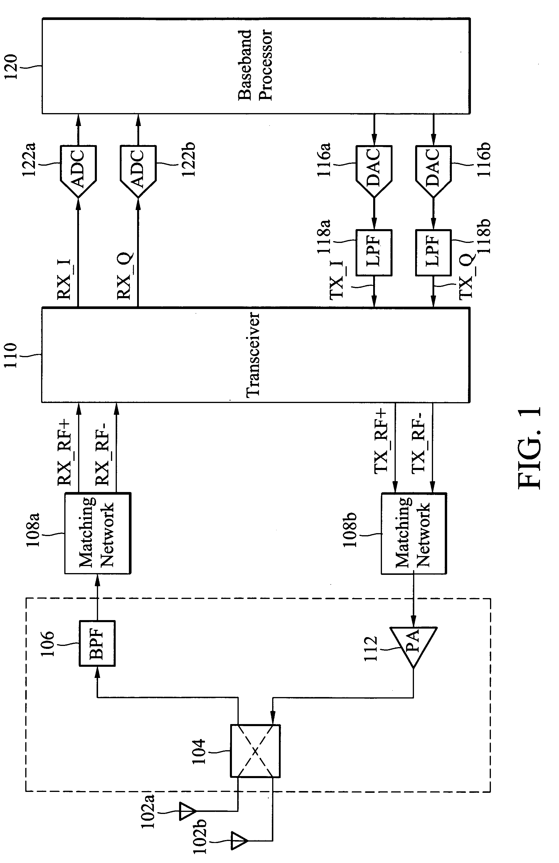 Circuit system for wireless communications