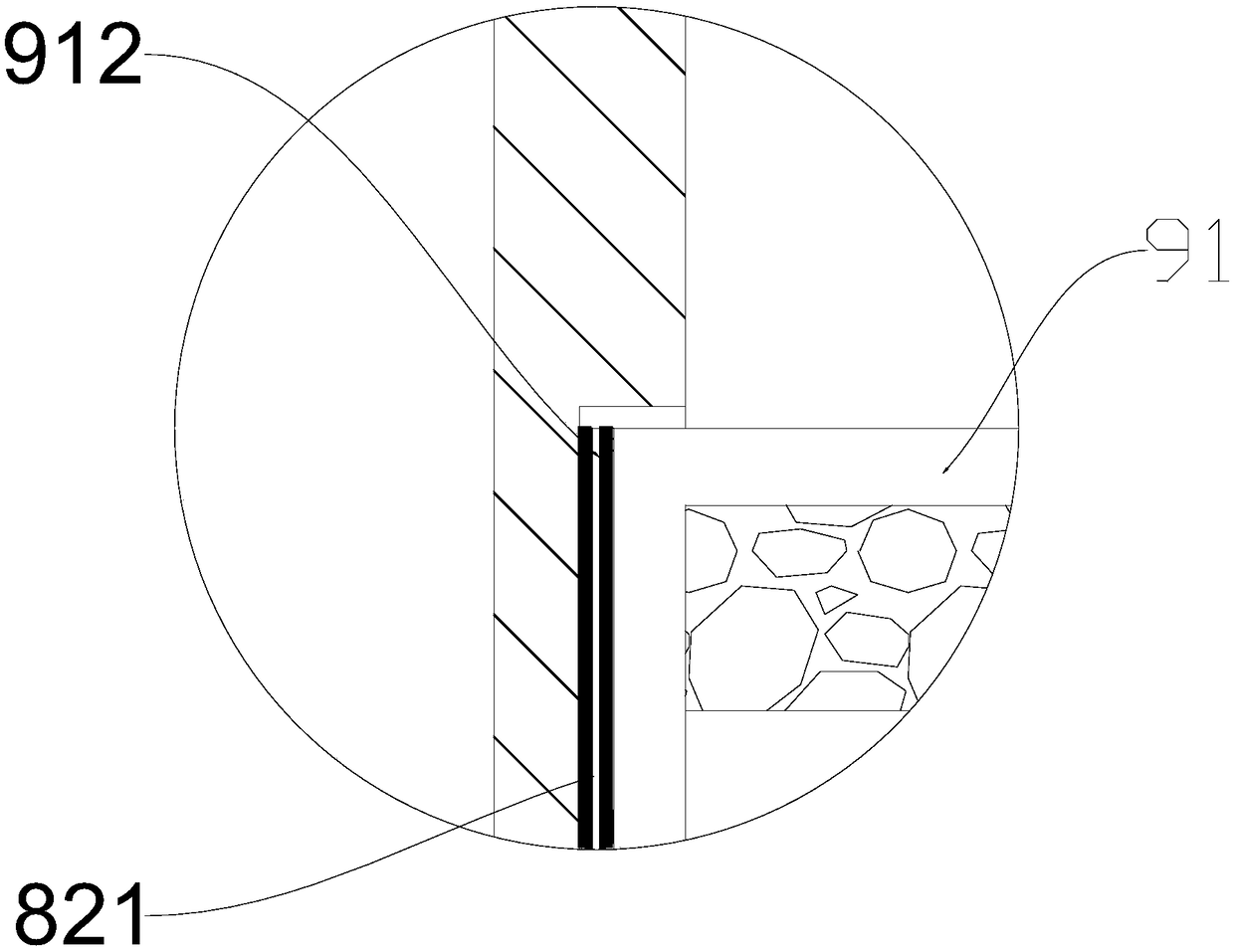 Improved air flow penetration type agricultural drying device