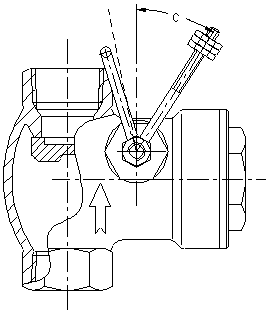 Sensitive adjustable anti-reset valve