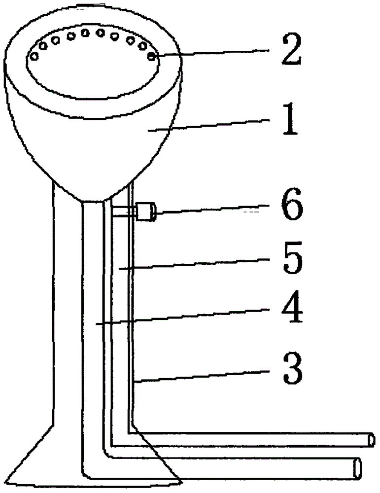 Spittoon with flushing function