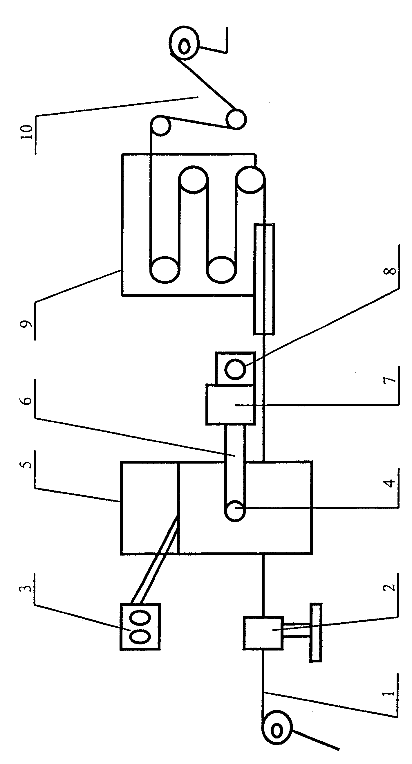 Static yarn-flocking device and method