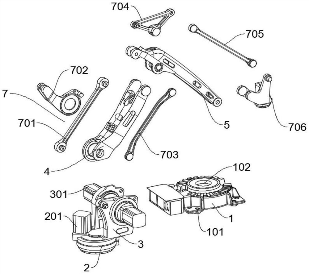 Special manipulator for sand and gravel crushing