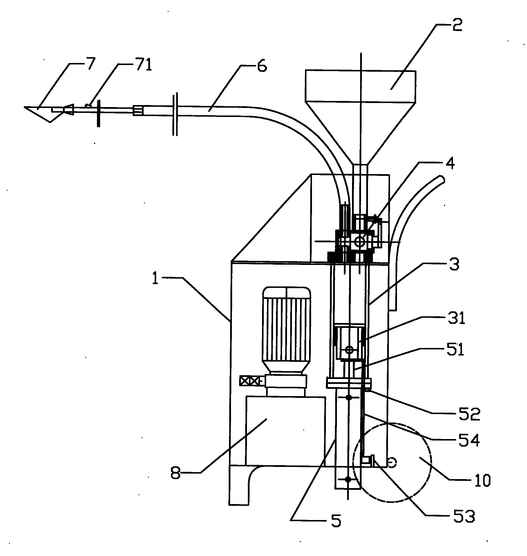 Caulking machine