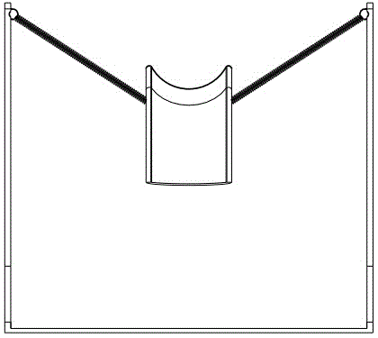 Suspended-type front and back handspring auxiliary training device