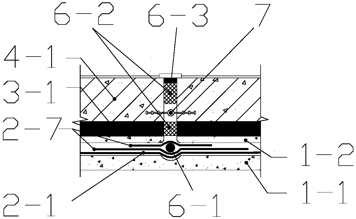 Full prefabricated superposed pipe gallery integrated waterproof structure and construction method