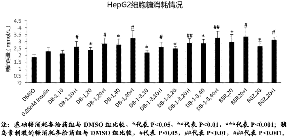 Uses of matrine derivatives in treatment of diabetes mellitus