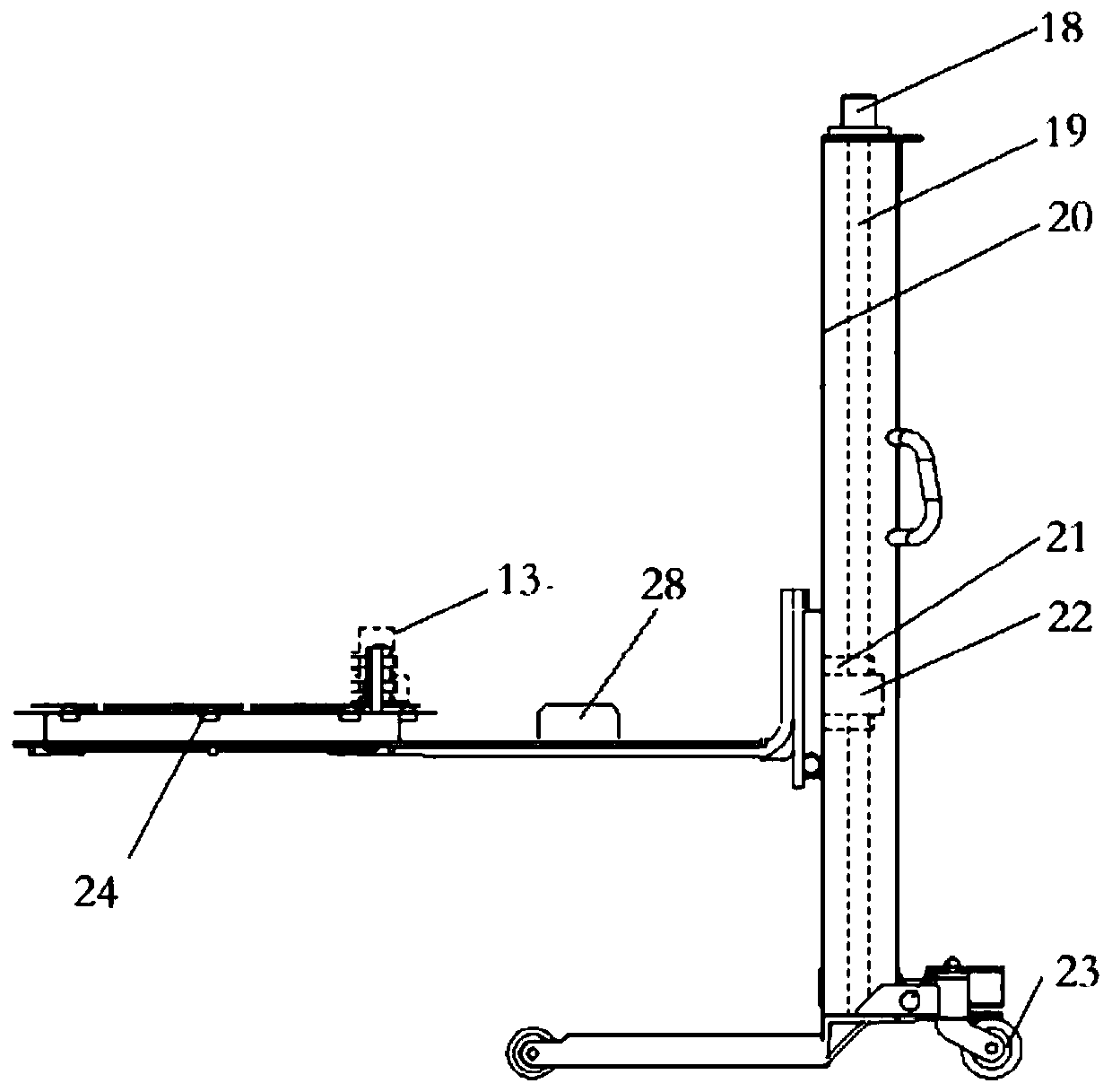 Pest-searching pesticide-injecting device for trunk and use method of device