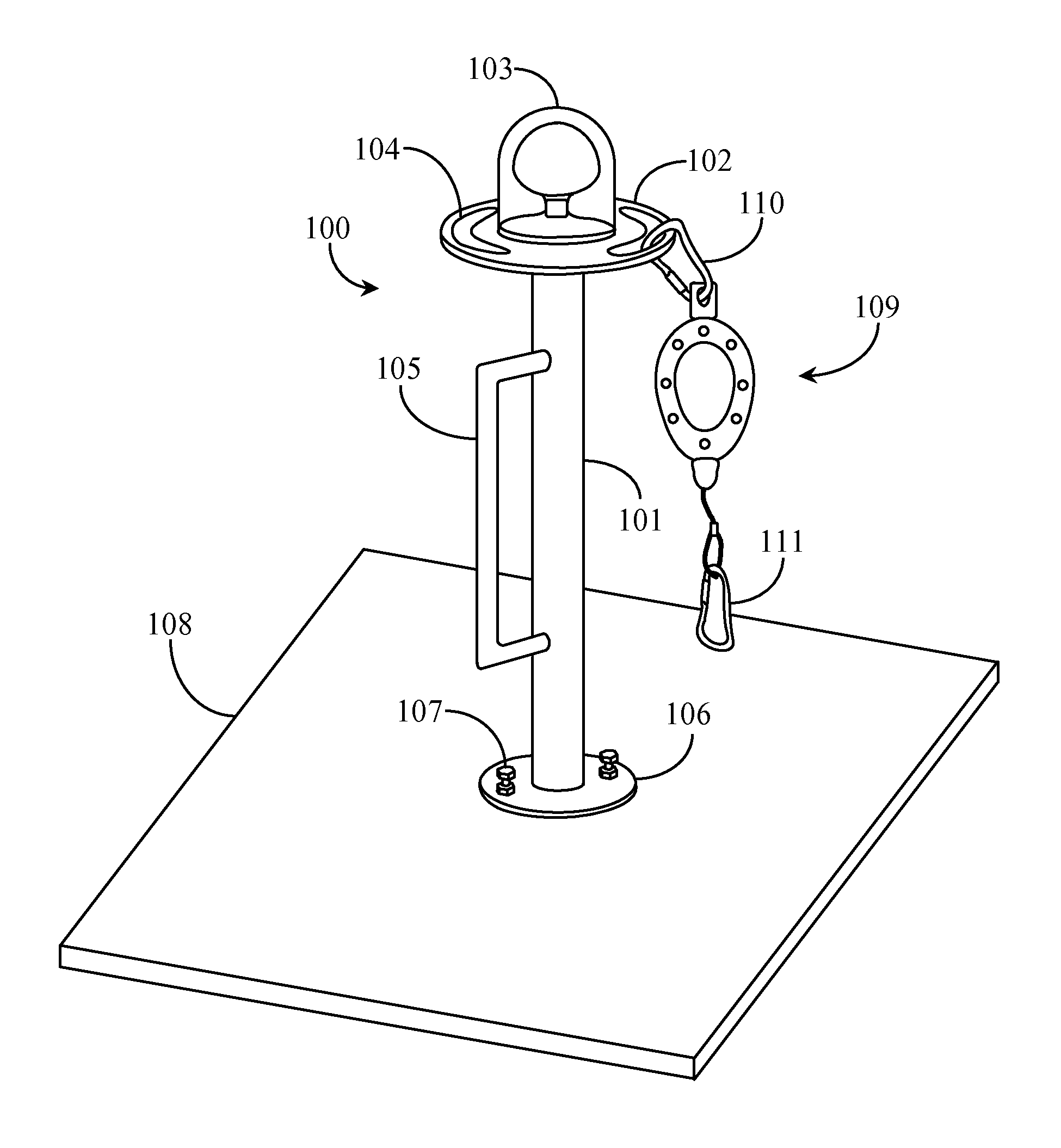 Safety Line Anchoring System