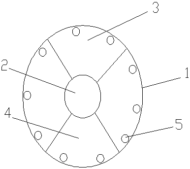 Metal strap coiling disc with internal safe air bag for protection