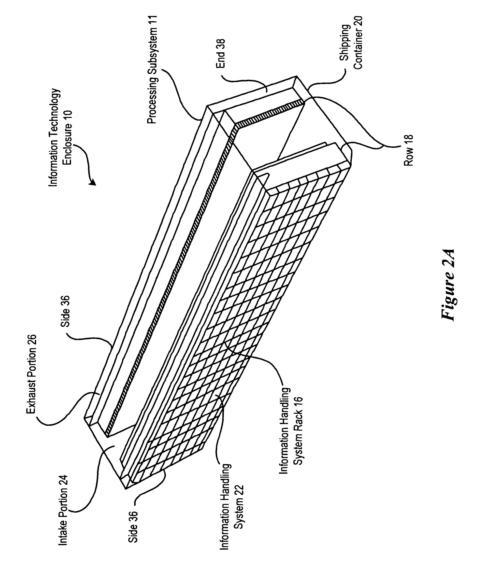 System and method for high density information handling system enclosure