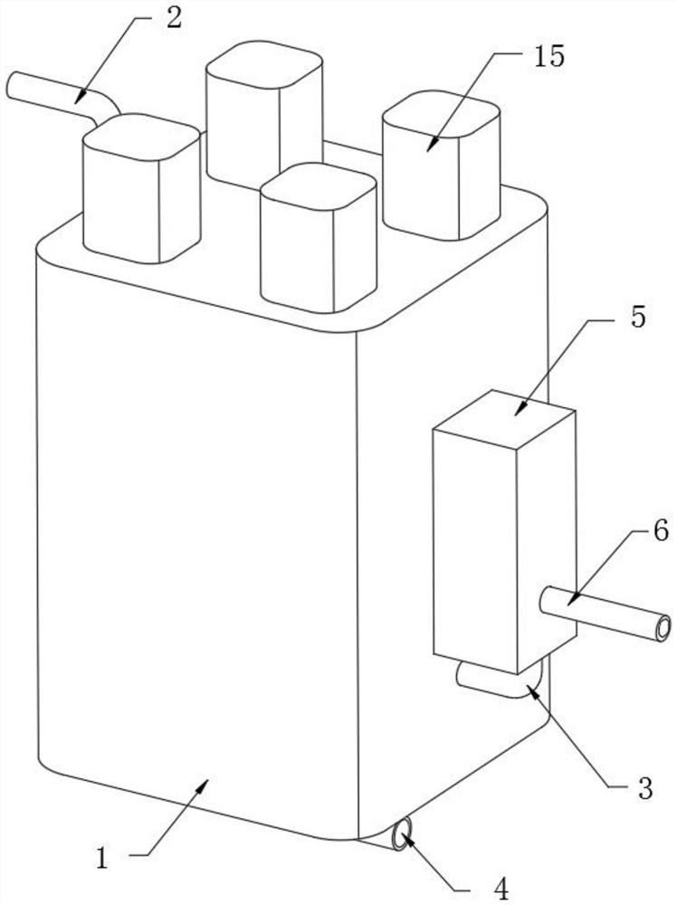 Cavitation jet flow self-cleaning non-negative pressure water supply system