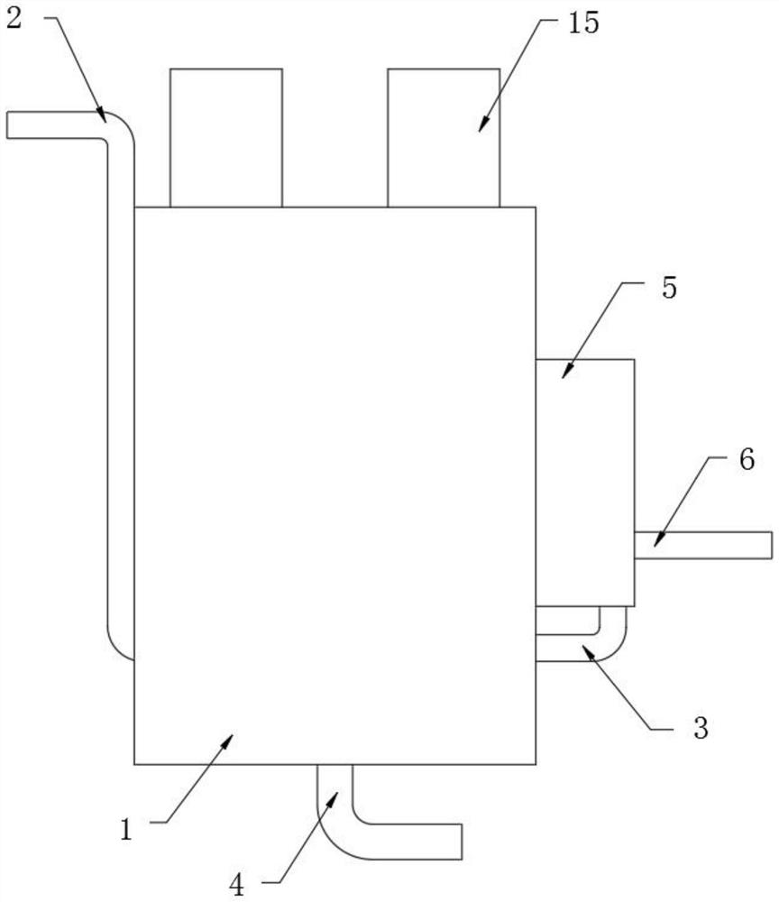 Cavitation jet flow self-cleaning non-negative pressure water supply system