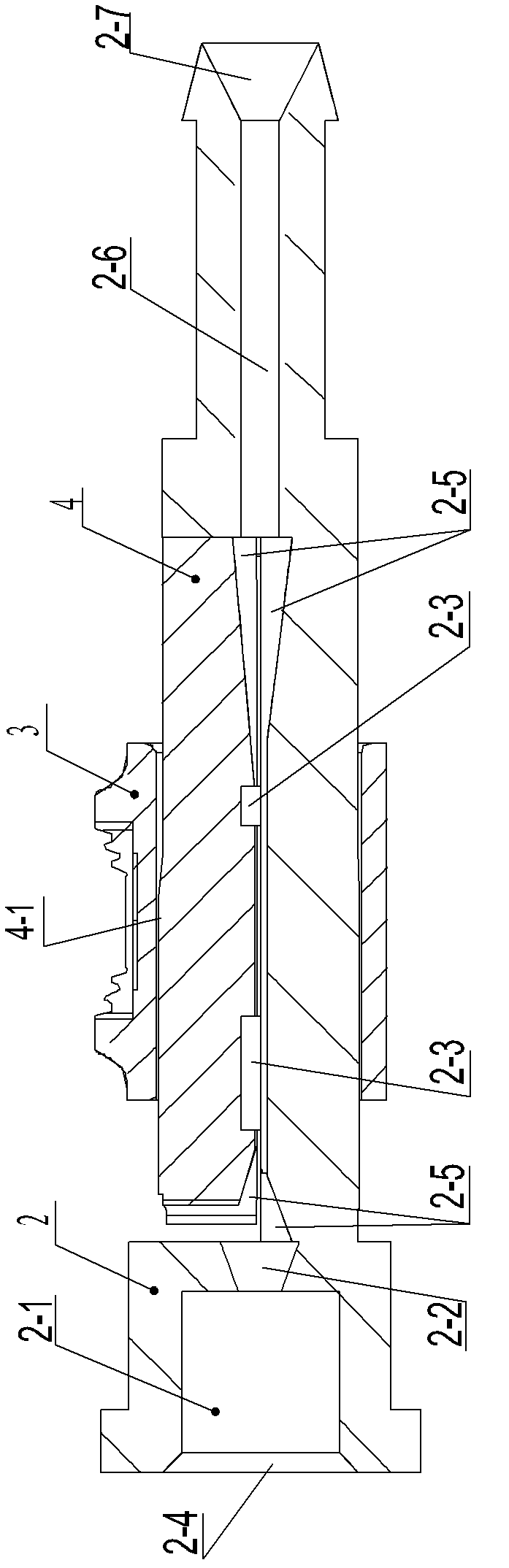 Production method of optical fiber preset core insert and positioning device