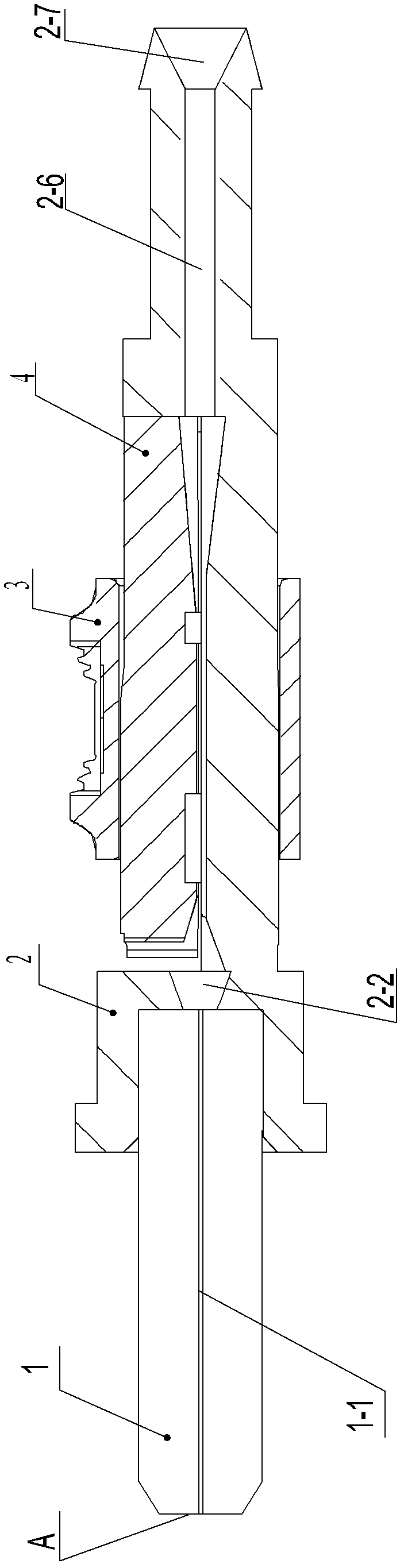 Production method of optical fiber preset core insert and positioning device