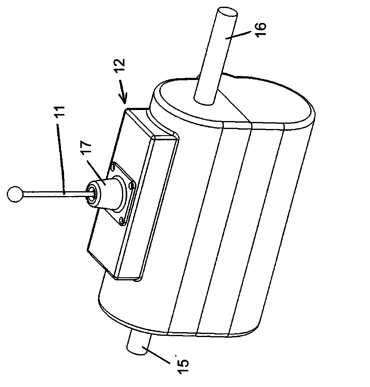 Automatic manual speed changer and speed change control mechanism thereof