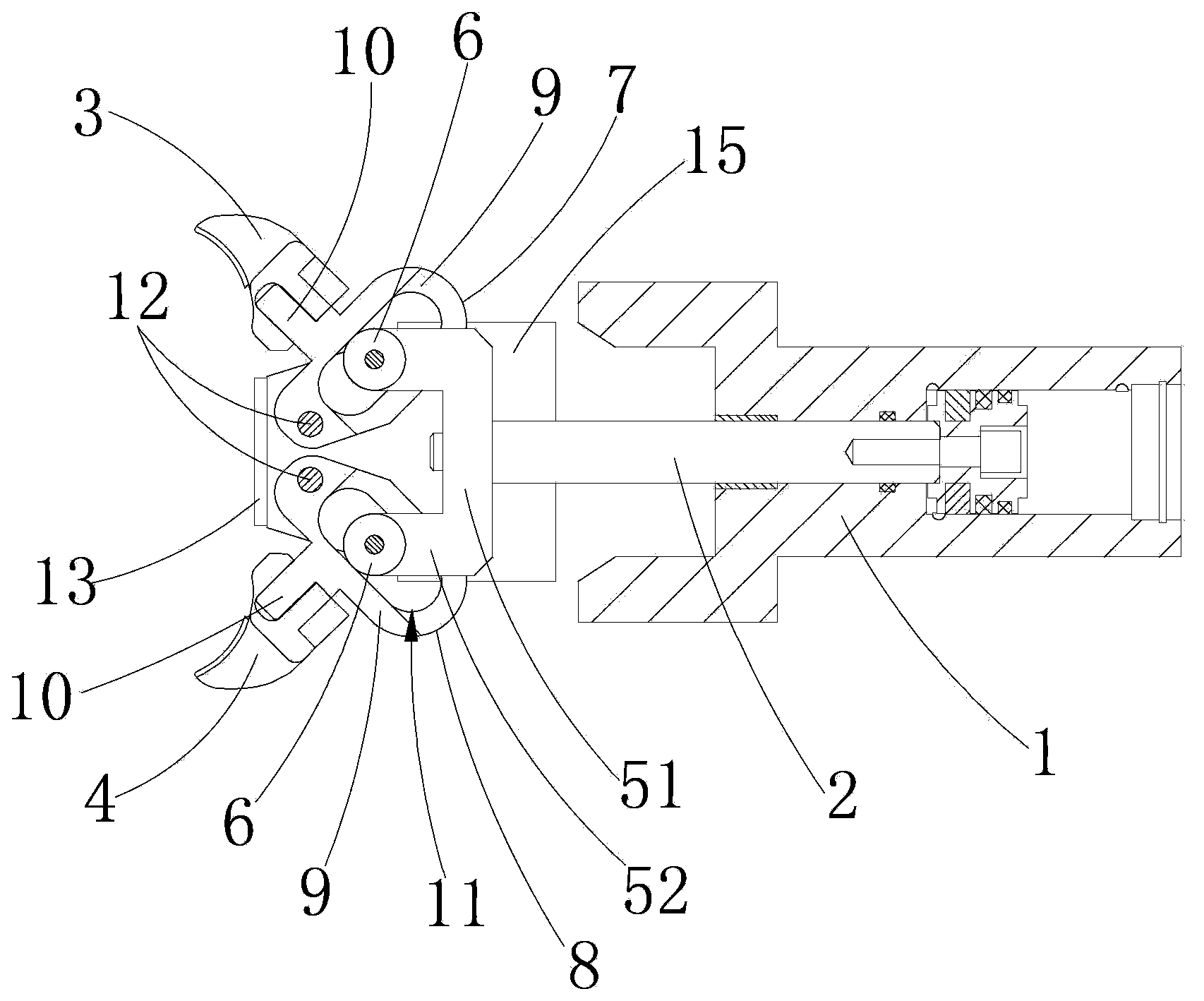 Pneumatic pawl manipulator