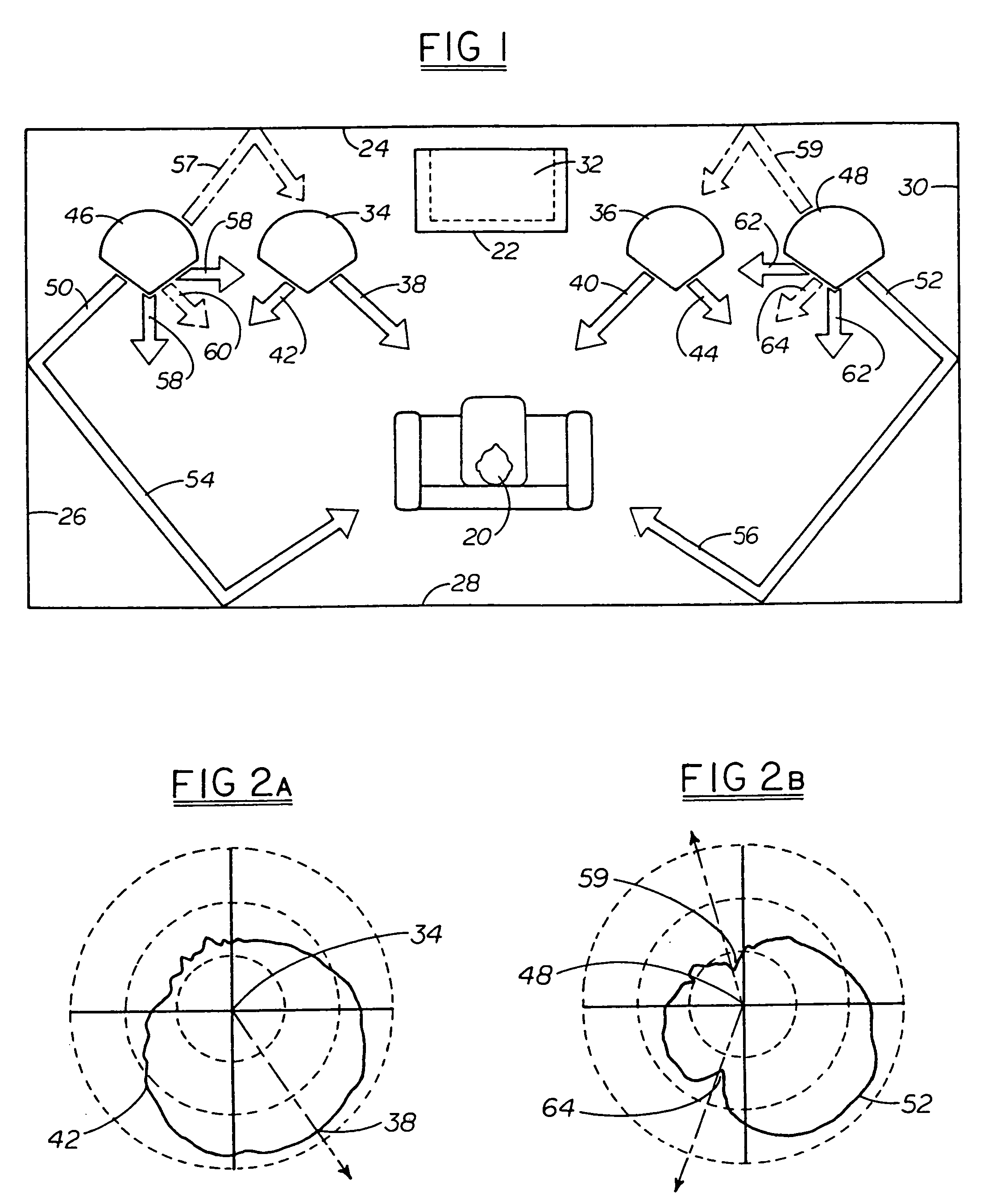 Surround sound loudspeaker system