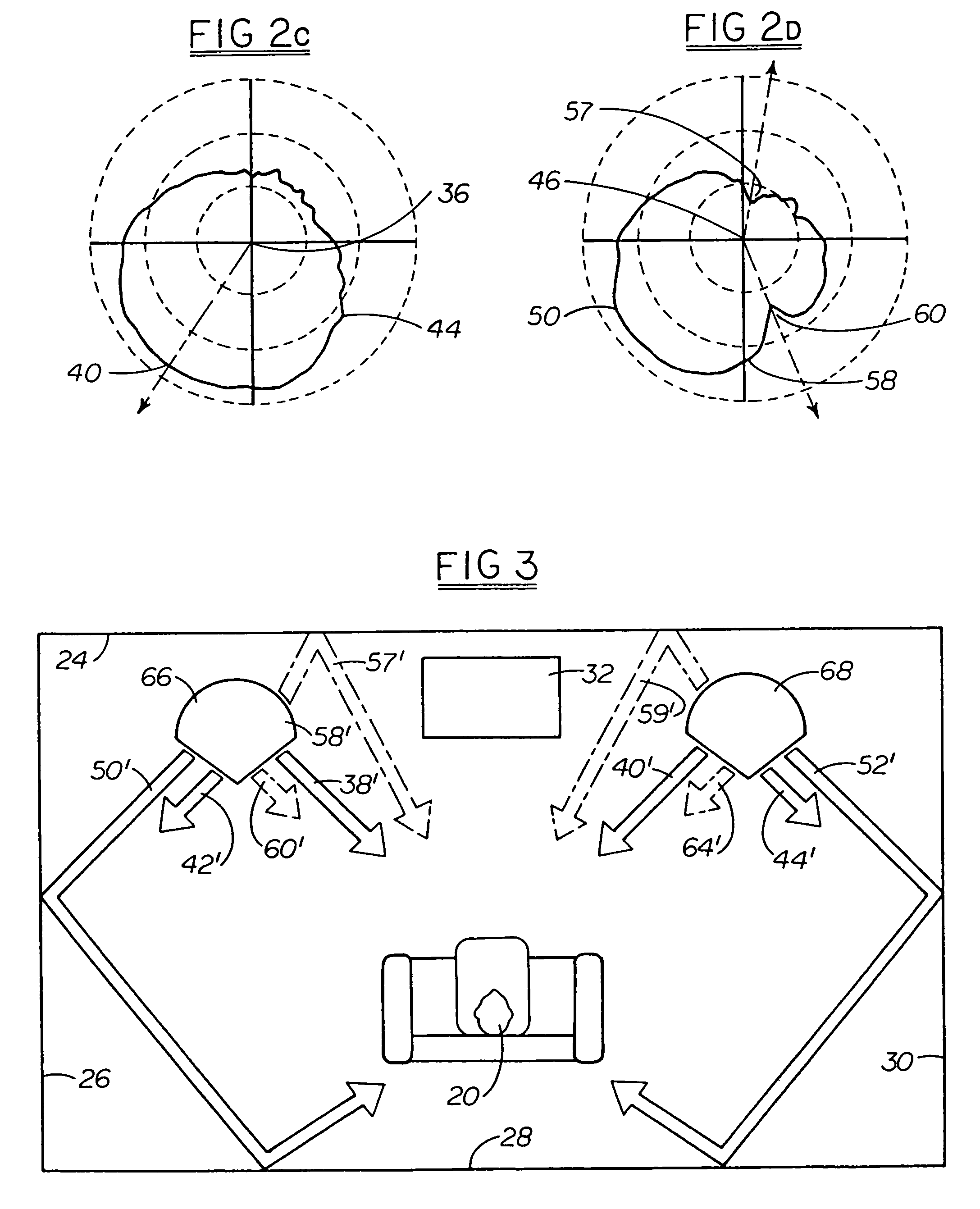 Surround sound loudspeaker system