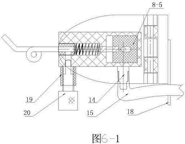 Broken yarn pneumatic processing device of ring spinner