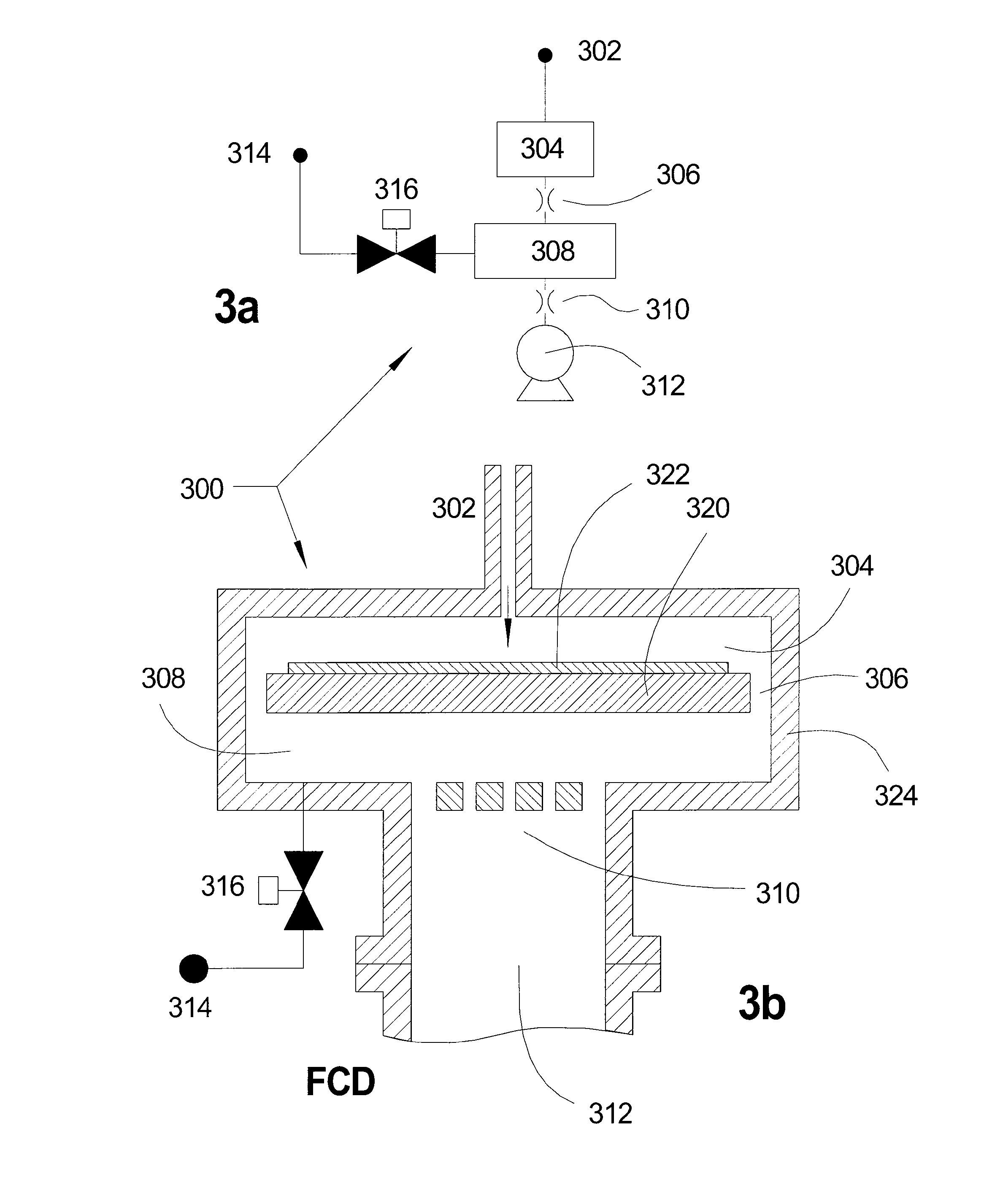 Apparatus and method for downstream pressure control and sub-atmospheric reactive gas abatement