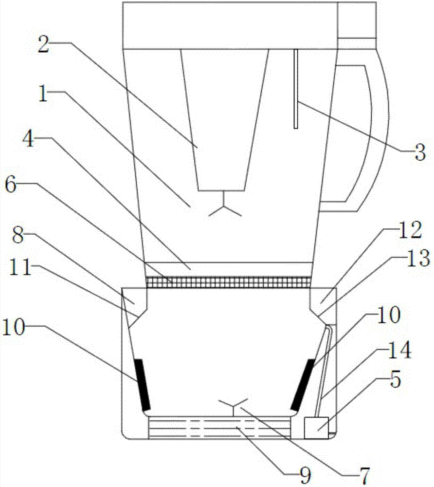 Food processor for making sour soybean milk and method for making sour soybean milk