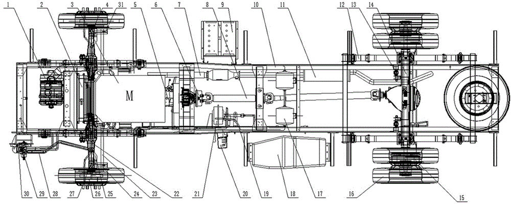 Chassis for fuel type mobile police office